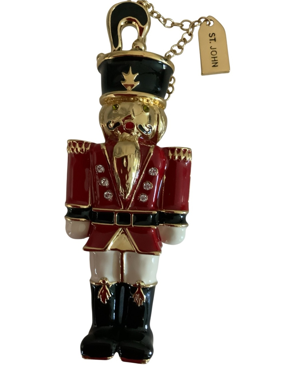 St. John Home limited edition Nutcracker Toy Soldier Christmas Ornament